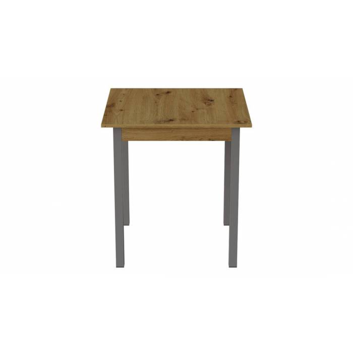 Стіл кухонний Ferrum-decor Дієго 75x80x80 Сірий ДСП Дуб Артизан 32мм (FRD-105713)