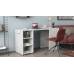 Стол-тумба трансформер Смарт 1/1 Ferrum-decor 750x1450x500 ДСП Бетон 16 мм (FRD-105073)