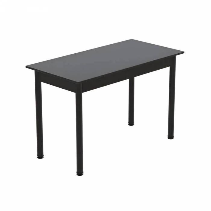 Стіл кухонний Ferrum-decor Беніта 75x120x80 Чорний ДСП Сосна Кембра 16мм (FRD-105704)