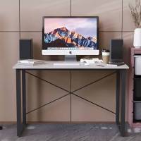 Стіл письмовий Дейв Ferrum-decor 750x1000x600 Чорний метал ДСП Бетон 16 мм (FRD-106434)