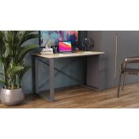 Письмовий стіл Ferrum-decor Драйв 750x1200x700 Чорний метал ДСП Дуб Сонома 16 мм (FRD-103174)