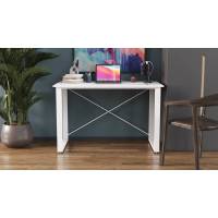 Письмовий стіл Ferrum-decor Драйв 750x1000x700 Білий метал ДСП Білий 16 мм (FRD-103164)