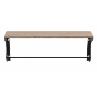 Полка настенная Ferrum-decor Юзибы 270x500x150 металл Черный ДСП Артизан 16 мм (FRD-102654)