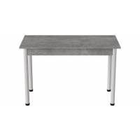 Стіл кухонний Ferrum-decor Беніта 75x120x60 Білий ДСП Бетон 16мм (FRD-105564)