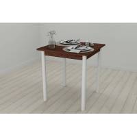 Стіл кухонний Ferrum-decor Агата 75x70x70 Білий ДСП Венге 16мм (FRD-105594)