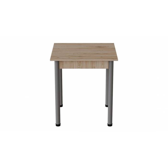 Стіл кухонний Ferrum-decor Агата 75x70x70 Сірий ДСП Сан-Марино 16мм (FRD-105634)