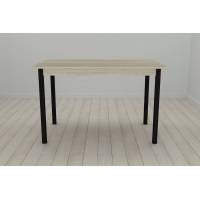 Кухонний стіл Ferrum-decor Маріо 75x120x60 Чорний ДСП Сонома 16мм (FRD-106324)