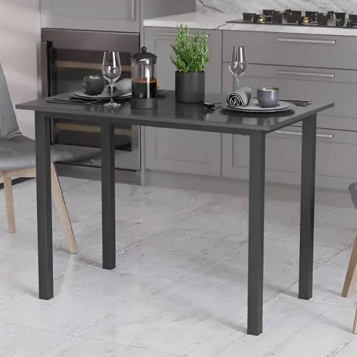 Стол универсальный Knap Ferrum-decor 750x1000x600 Черный металл ДСП Сосна Кембра 16 мм (FRD-106345)