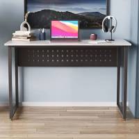 Стіл письмовий Майк Ferrum-decor 75x100x70 Чорний метал ДСП Бетон 16 мм (FRD-106525)