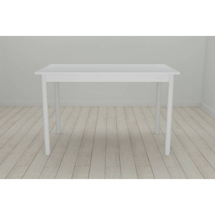 Стіл кухонний Ferrum-decor Беніта 75x120x70 Білий ДСП Біле 16мм (FRD-106275)