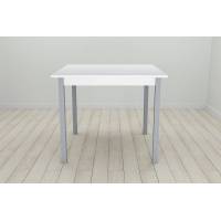 Стіл кухонний Ferrum-decor Дієго 75x80x80 Сірий ДСП Біле 16мм (FRD-106305)