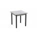 Стол кухонный Ferrum-decor Диего 75x70x70 Черный ДСП Бетон 16мм (FRD-105575)