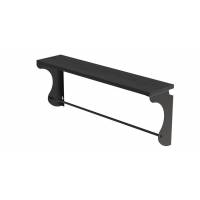Полка настенная Ferrum-decor Юзибы 270x500x150 металл Черный ДСП Венге 16 мм (FRD-102655)