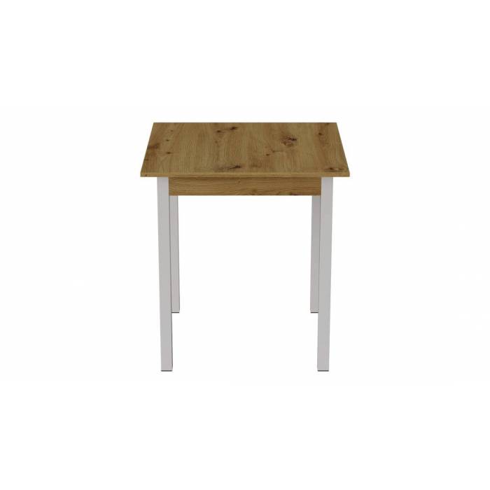 Стіл кухонний Ferrum-decor Дієго 75x70x70 Білий ДСП Дуб Артизан 16мм (FRD-105705)