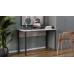 Письменный стол Курт Ferrum-decor 75x140x70 Черный металл ДСП Бетон 16 мм (FRD-106645)