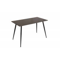 Кухонний стіл Марсель 40 Ferrum-decor 75x120x60 Чорний метал ДСП Венге Магія 16 мм (FRD-106755)