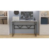 Стол письменный Райан Ferrum-decor 750x1200x700 Черный металл ДСП Бетон 16 мм (FRD-106495)