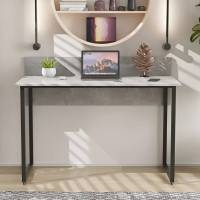 Стіл письмовий Скай Ferrum-decor 75x140x60 Чорний метал ДСП Бетон 32 мм (FRD-106666)