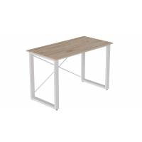 Письмовий стіл Ferrum-decor Драйв 750x1400x700 Білий метал ДСП Дуб Артізан 32 мм (FRD-103416)