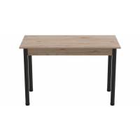 Стіл кухонний Ferrum-decor Беніта 75x120x70 Чорний ДСП Сан-Марино 16мм (FRD-105646)