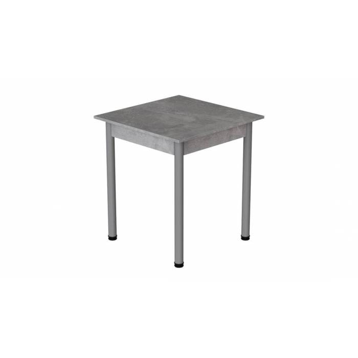 Стіл кухонний Ferrum-decor Агата 75x70x70 Сірий ДСП Бетон 16мм (FRD-105556)