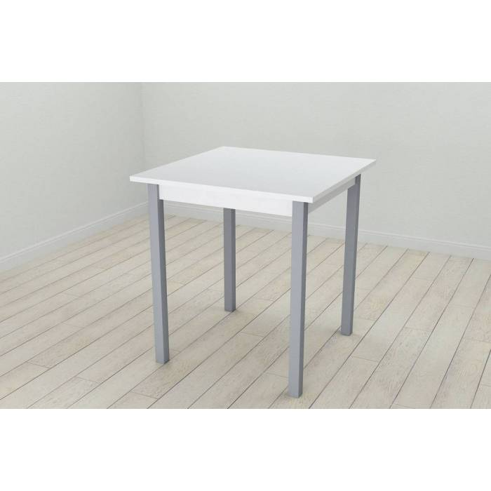 Стол кухонный Ferrum-decor Диего 75x70x70 Серый ДСП Белое 16мм (FRD-106296)