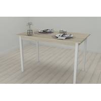 Кухонний стіл Ferrum-decor Маріо 75x120x70 Білий ДСП Сонома 16мм (FRD-106326)