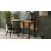 Стол-книга трансформер Орион 3 Ferrum-decor 750x1150x880 Черный металл ДСП Дуб Артизан 16 мм (FRD-105086)