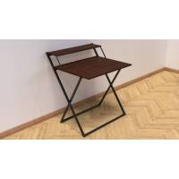 Стол трансформер Компакт 2 Ferrum-decor 750x790x720 Черный металл ДСП Венге Магия 16 мм (FRD-105406)