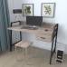 Письмовий стіл Ferrum-decor 750x1000x600 Чорний метал ДСП Дуб Сонома Трюфель 32 мм (FRD-103426)
