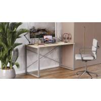 Письмовий стіл Ferrum-decor Серії Коннект 75x120x600 сірий ДСП Дуб Сонома 16мм (FRD-104216)