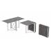 Стол-книга трансформер Орион 2 Ferrum-decor 750x1520x730 Белый металл ДСП Бетон 16 мм (FRD-104596)