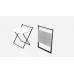 Стол трансформер Компакт 1 Ferrum-decor 750x790x720 Черный металл ДСП Белый 16 мм (FRD-104676)