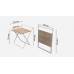 Стол трансформер Компакт 1 Ferrum-decor 750x790x720 Белый металл ДСП Дуб Сонома 16 мм (FRD-104686)