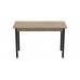 Стіл кухонний Ferrum-decor Маріо 75x120x60 Чорний ДСП Сан-Марино 16мм (FRD-105661)