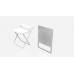 Стол трансформер Компакт 2 Ferrum-decor 750x790x720 Белый металл ДСП Белый 16 мм (FRD-104697)