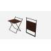Стол трансформер Компакт 1 Ferrum-decor 750x790x720 Черный металл ДСП Венге Магия 16 мм (FRD-105404)