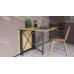 Стол-книга трансформер Орион 2 Ferrum-decor 750x1520x730 Черный металл ДСП Дуб Артизан 16 мм (FRD-104588)