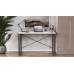 Письмовий стіл Ferrum-decor Серії Коннект 75x120x600 чорний ДСП Білий 16мм (FRD-104201)