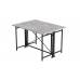 Стол-книга трансформер Орион 3 Ferrum-decor 750x1150x880 Черный металл ДСП Бетон 16 мм (FRD-105087)