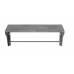 Полка настенная Ferrum-decor Комфи 260x700x240 металл Серый ДСП Бетон 16 мм (FRD-102778)