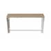 Полка настенная Ferrum-decor Мир 300x600x150 металл Белый ДСП Артизан 16 мм (FRD-102808)