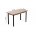 Стіл кухонний Ferrum-decor Маріо 75x120x70 Чорний ДСП Сан-Марино 16мм (FRD-105664)