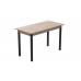 Стіл кухонний Ferrum-decor Маріо 75x120x70 Чорний ДСП Сан-Марино 16мм (FRD-105664)