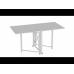 Стол-книга трансформер Орион 2 Ferrum-decor 750x1520x730 Белый металл ДСП Белый 16 мм (FRD-104590)