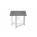 Стол-книга трансформер Орион 1 Ferrum-decor 750x810x730 Белый металл ДСП Бетон 16 мм (FRD-104610)