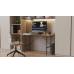 Стіл письмовий TIME Тайм Ferrum-decor 750x1200x600 Чорний метал ДСП Дуб Артизан 16 мм (FRD-104890)