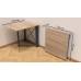 Стол-книга трансформер Орион 1 Ferrum-decor 750x810x730 Черный металл ДСП Дуб Сонома 16 мм (FRD-104600)