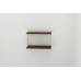 Книжная полка универсальная Ferrum-decor Стим 1 38x63x26 белый ДСП Венге 16мм (FRD-106173)