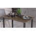 Стол универсальный Knap Ferrum-decor 750x1000x700 Черный металл ДСП Дуб Сонома Трюфель 16 мм (FRD-106366)